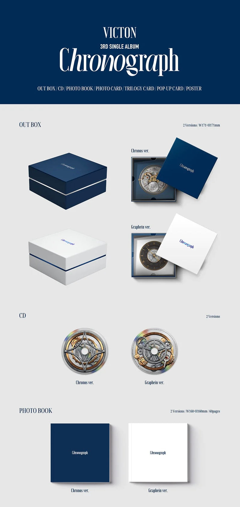 VICTON - 3RD SINGLE ALBUM CHRONOGRAPH ✅